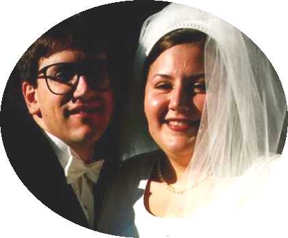Joe and Veronica at their wedding in 1997