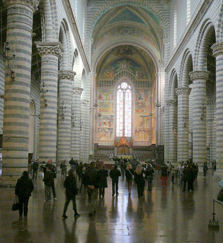 Interior of Orvieto Duomo