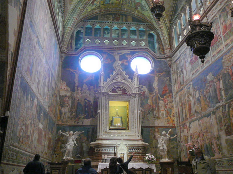 Interior Capella Corporale--Orvieto Duomo