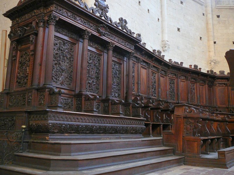 San Fortunato wooden choir