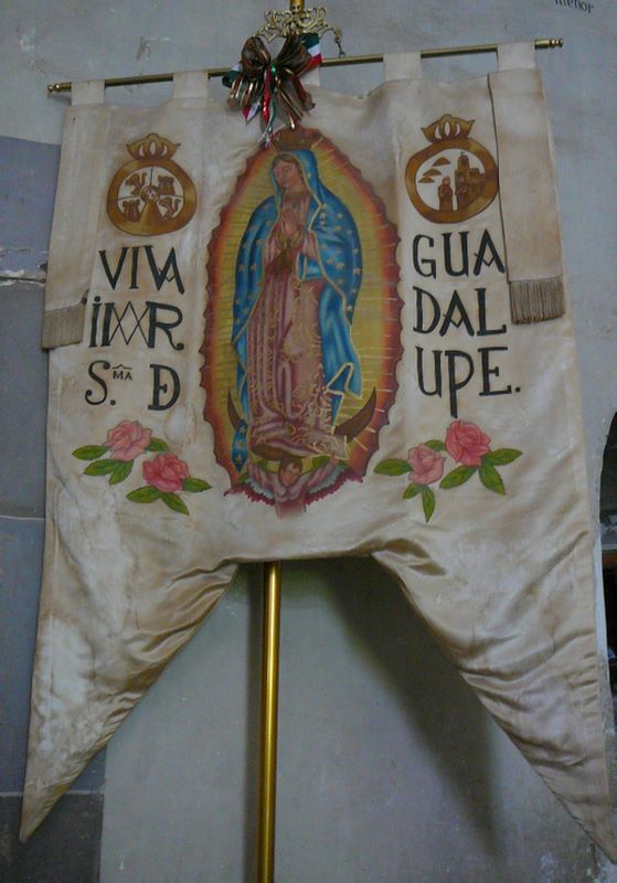 Banner of Guadalupe in Atotonilco