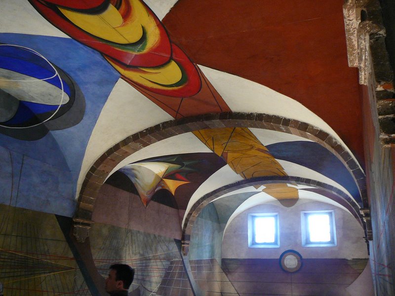 Siquieros mural in the refectory